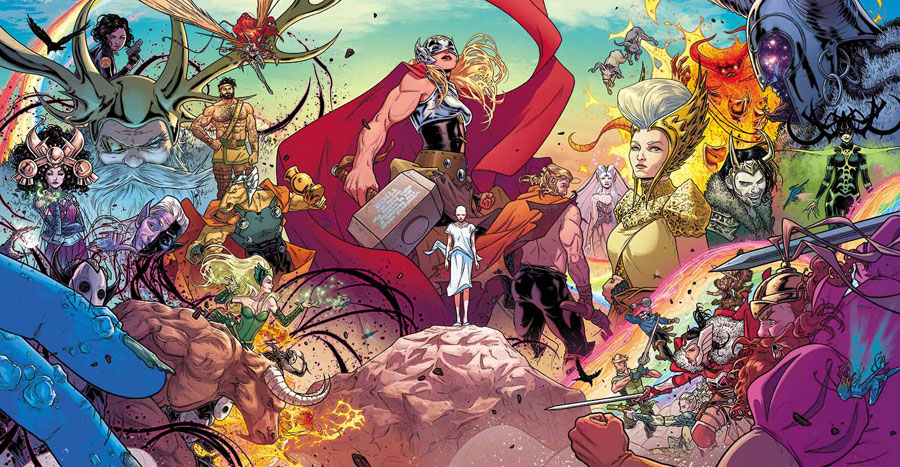 The Mighty Thor #1, copertina di Russell Dauterman