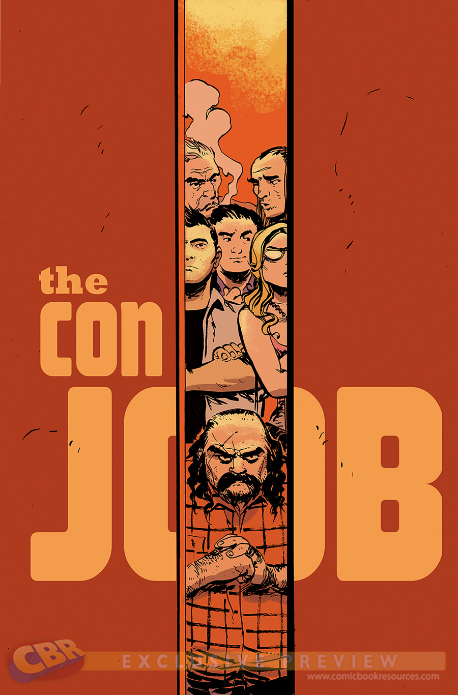 The Con Job #1 - cover variant di Dan McDaid