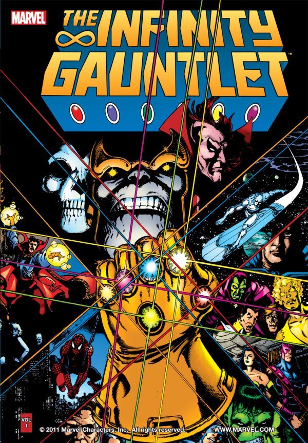 Infinity Gauntlet, copertina di George Perez