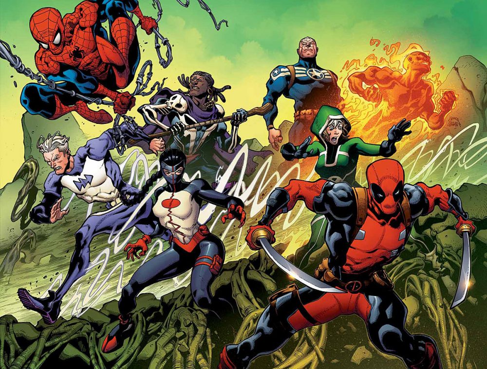 Uncanny Avengers #1, copertina di Ryan Stegman