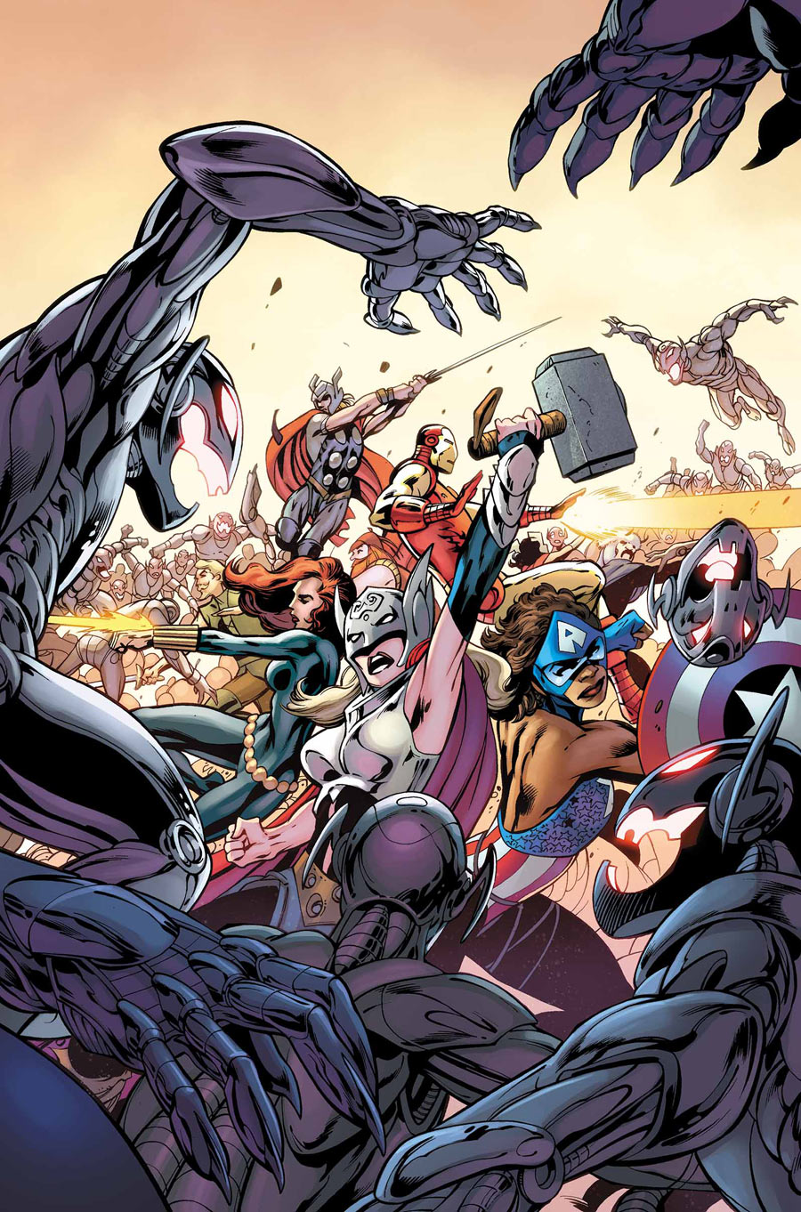 Uncanny Avengers: Ultron Forever #1, copertina di Alan Davis