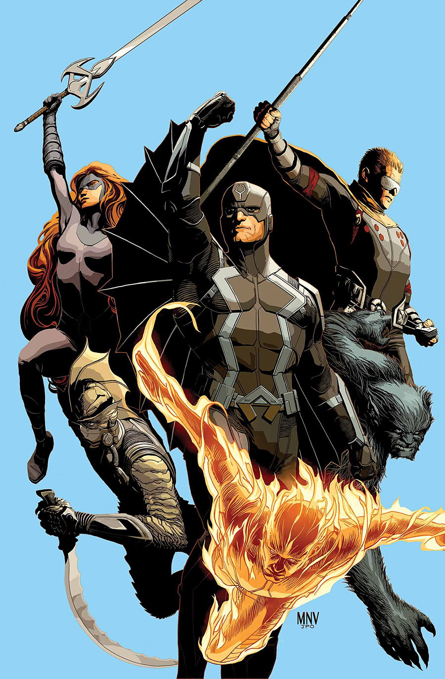 Uncanny Inhumans #1, copertina di Steve McNiven