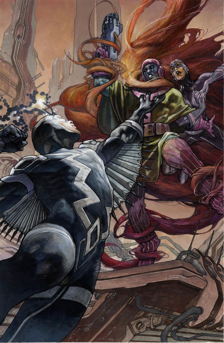 Uncanny Inhumans #0, variant cover di Simone Bianchi