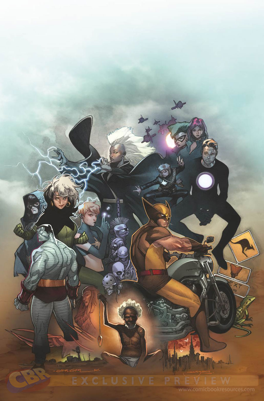 Uncanny X-Men #600, variant cover di Olivier Coipel