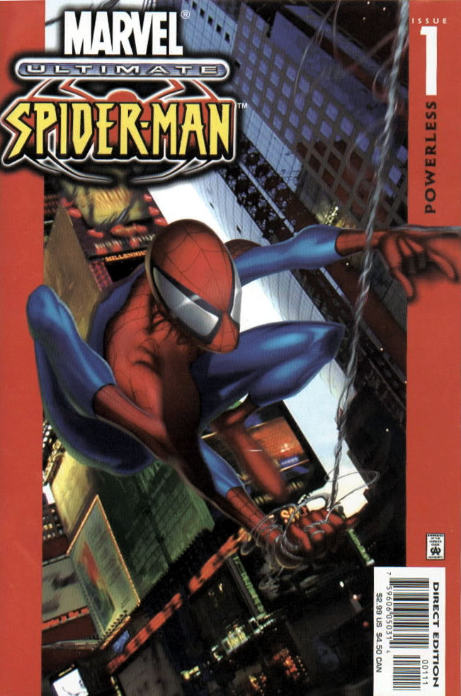 Ultimate Spider-Man #1, copertina di Mark Bagley