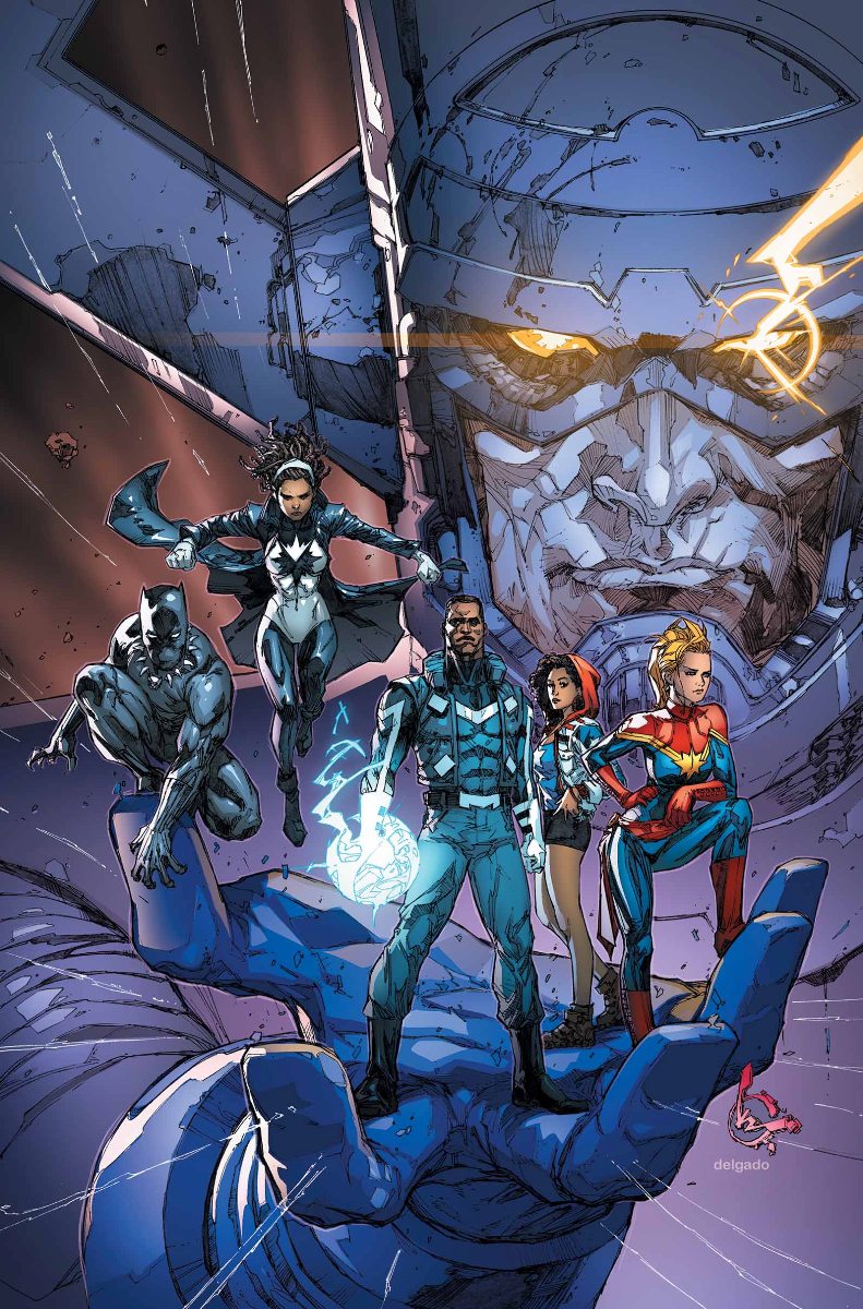 Ultimates #1, copertina di Kenneth Rocafort