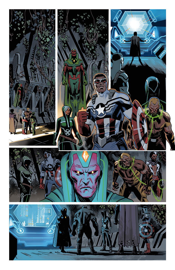 Uncanny Avengers #1, interior art 01