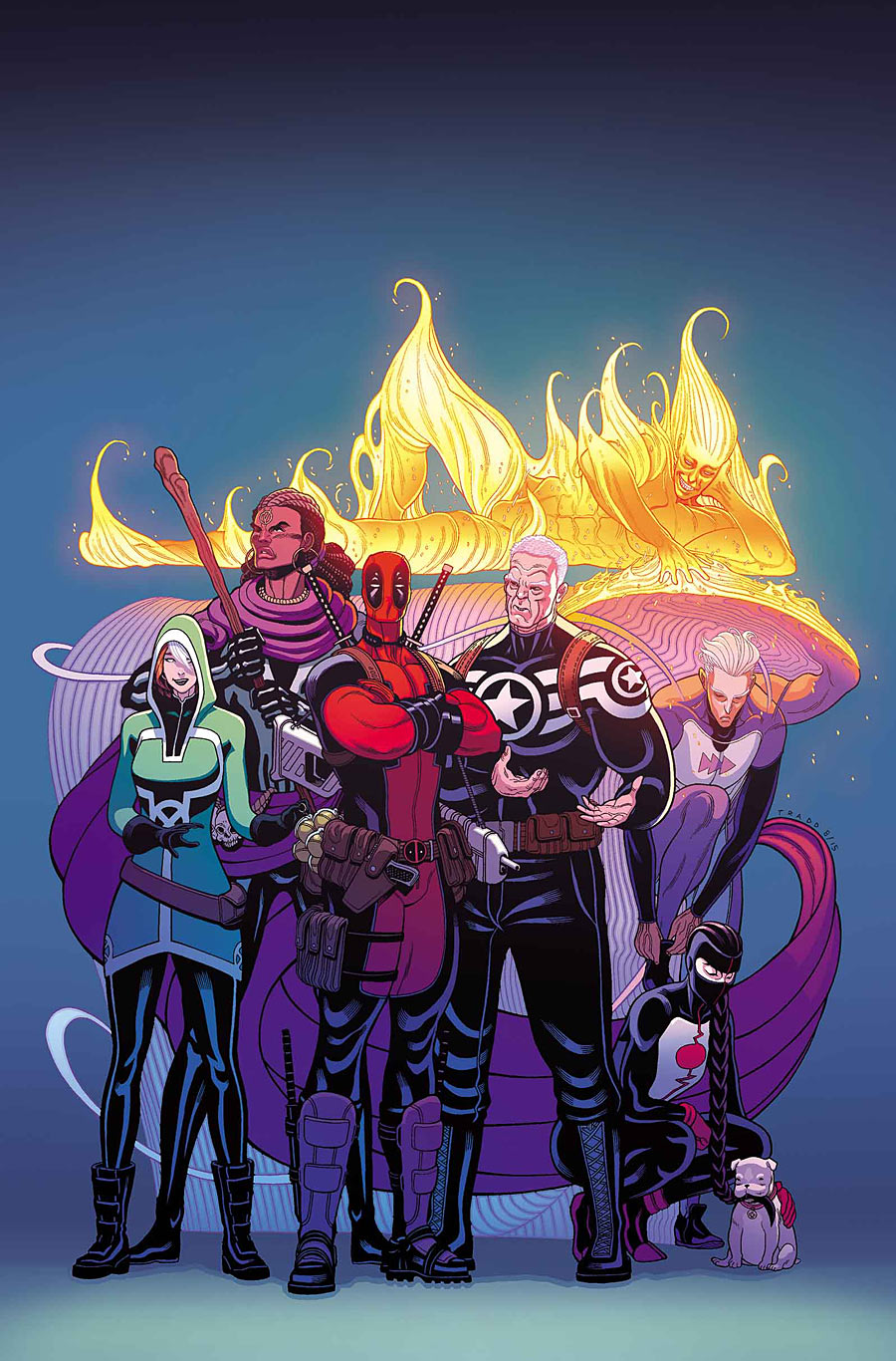 Uncanny Avengers #3, copertina variant di Tradd Moore