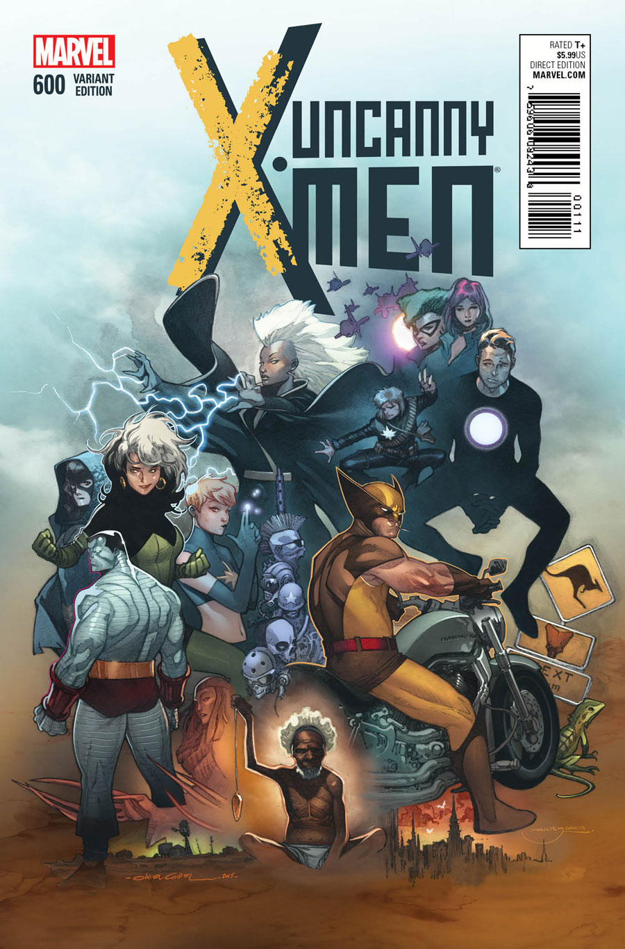 Uncanny X-Men #600, variant cover di Olivier Coipel