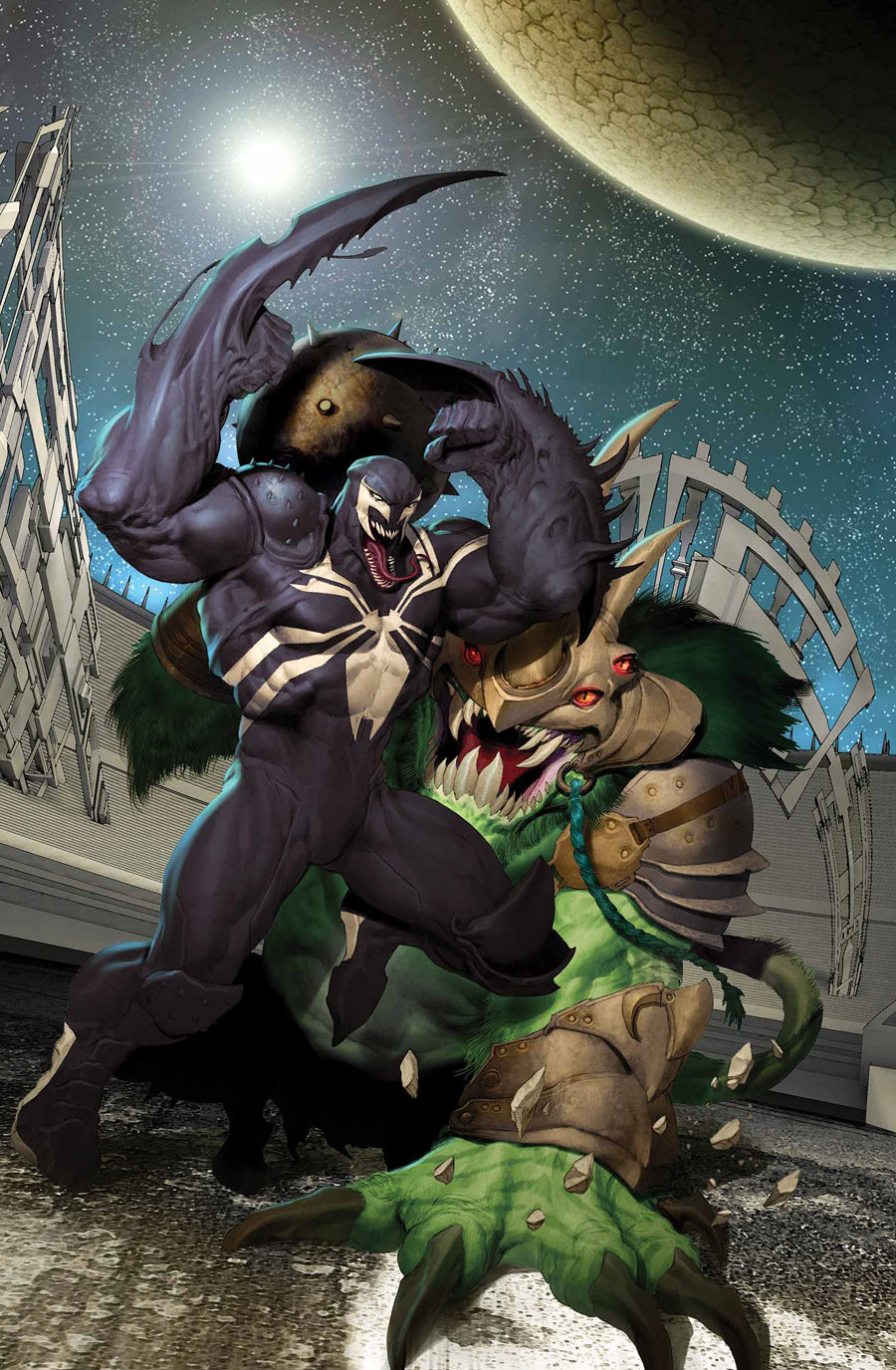 Venom: Space Knight #4, copertina di Ariel Olivetti