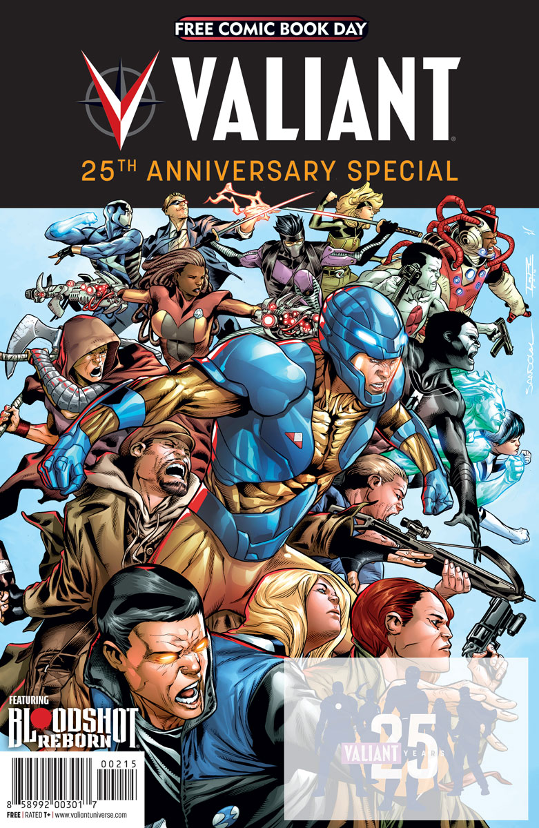 Valiant 25th Anniversary Special Copertina