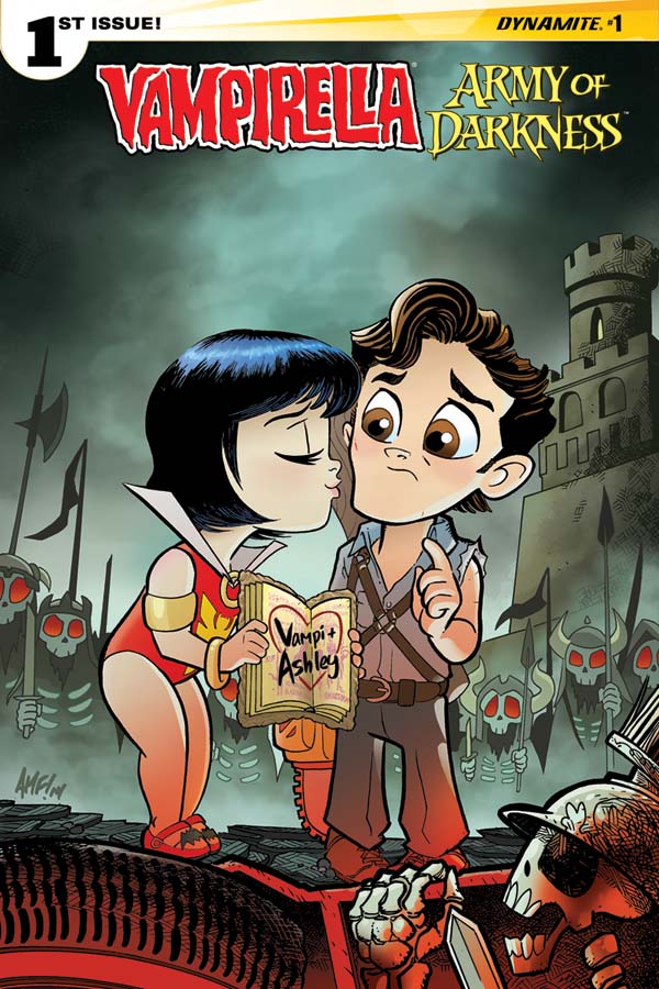 Vampirella Army of Darkness Copertina Fleecs