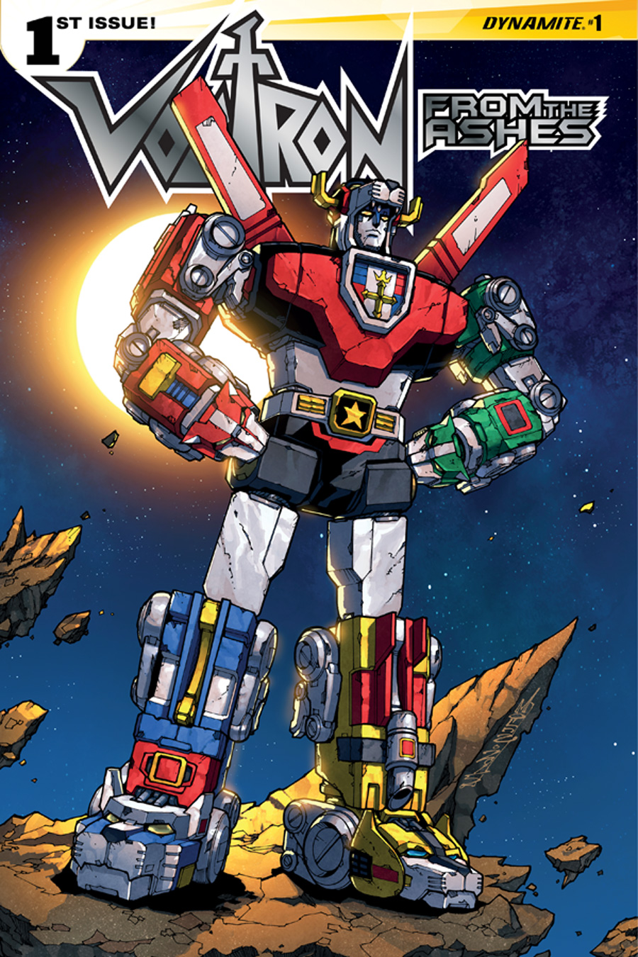 Voltron: From The Ashes #1 - Copertina di Milne