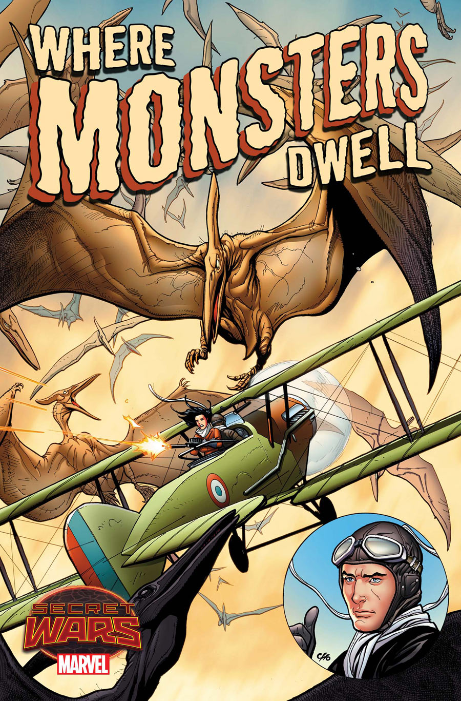 Where Monsters Dwell #1, copertina di Frank Cho