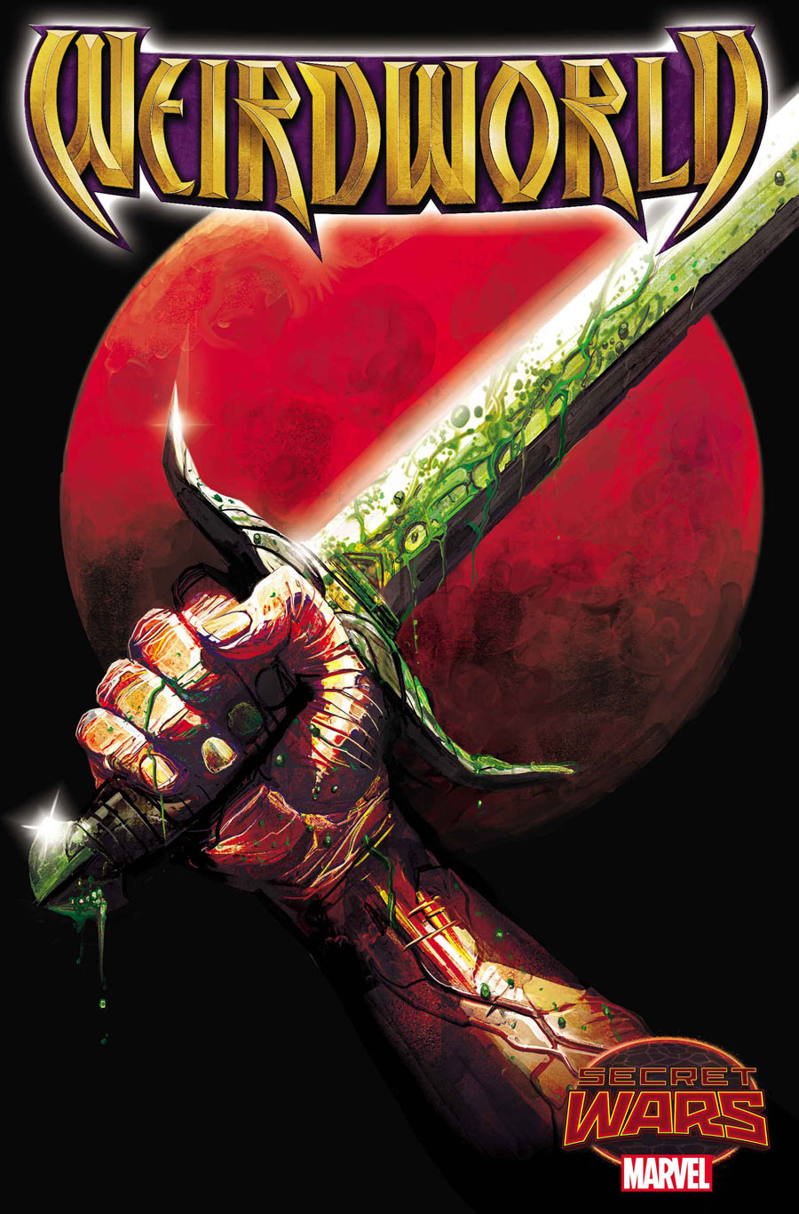 Weirdworld #1, copertina di Michael Del Mundo