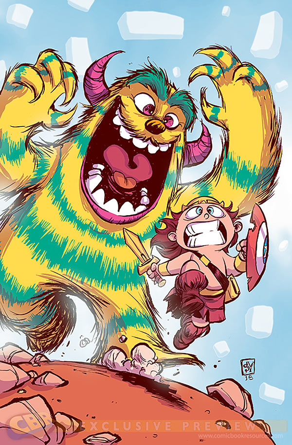 Weirdworld #1, variant cover di Skottie Young