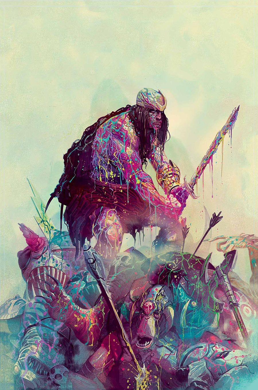 Weirdworld #5, copertina di Mike Del Mundo