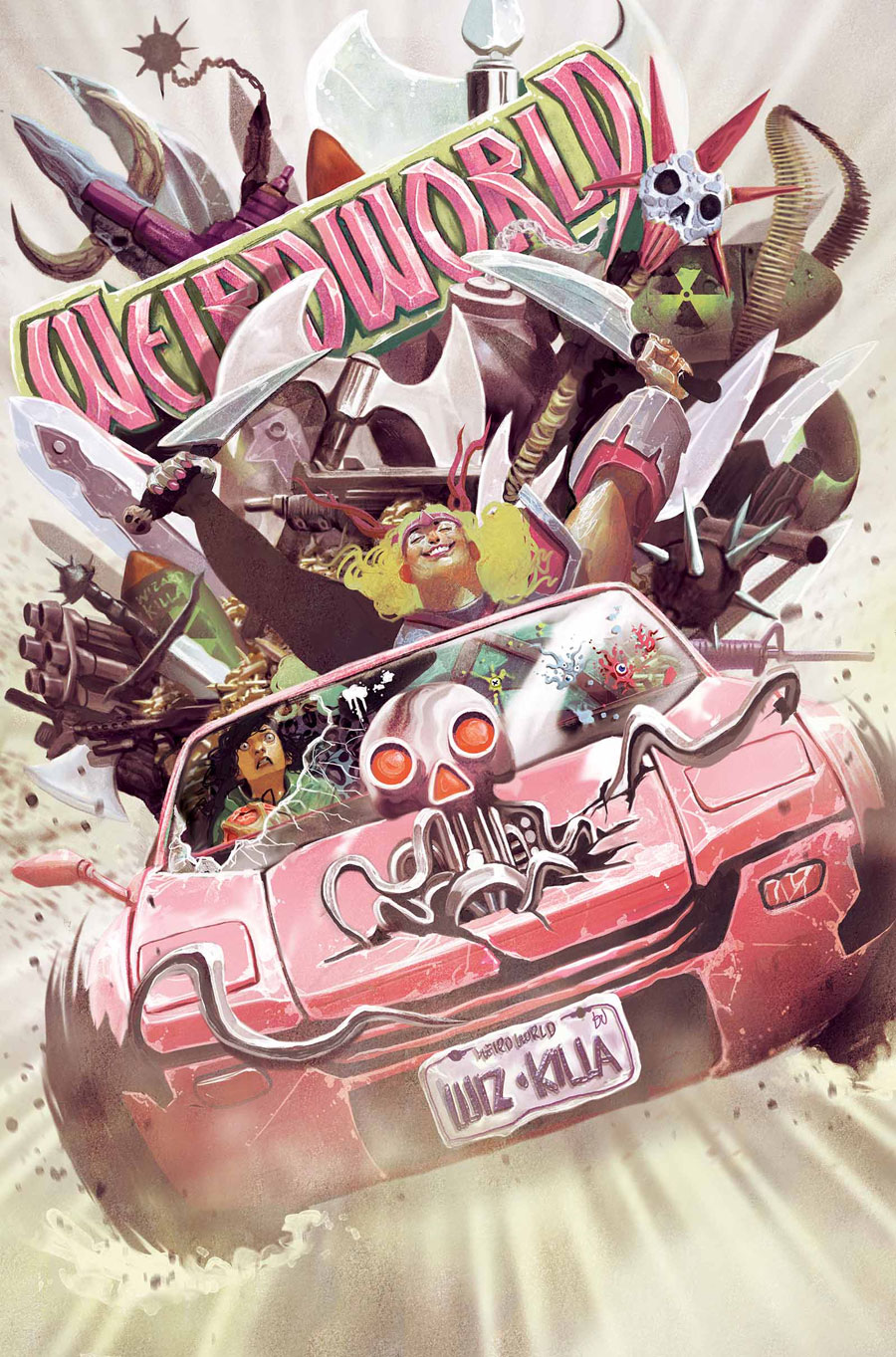 Weirdworld #2, copertina di Mike Del Mundo