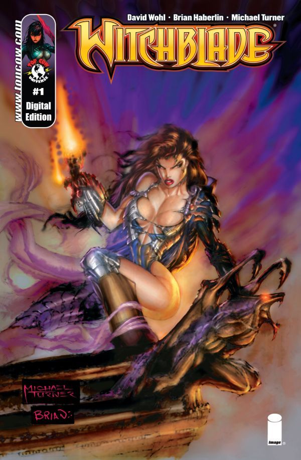 Witchblade #1, copertina di Brian Haberlin e Michael Turner