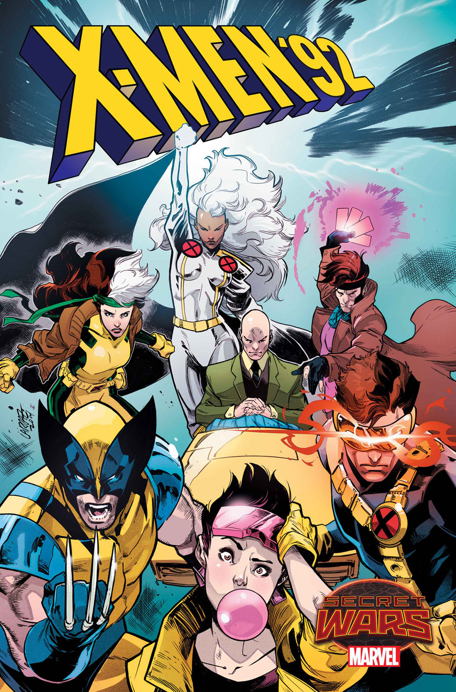 X-Men 92 #1, copertina di Pepe Larraz