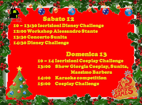 Xmas Comics - Programma