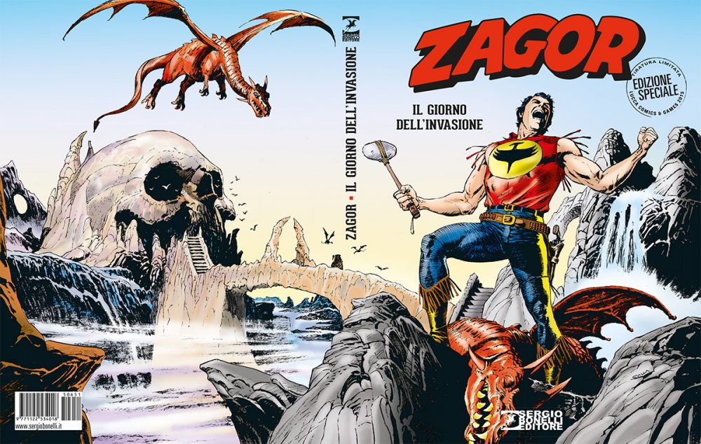 Zagor 600, variant cover di Claudio Villa