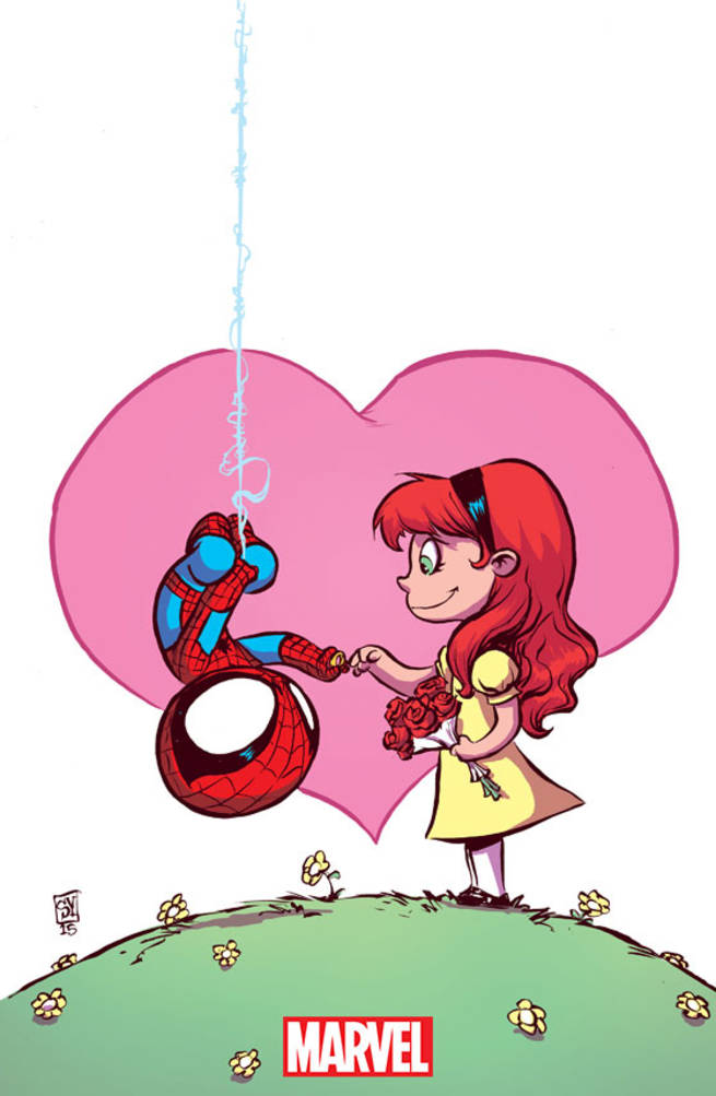 Amazing Spider-Man: Renew Your Vows #1, variant cover di Skottie Young