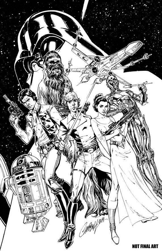 Star Wars #1 by Campbell, variant 1