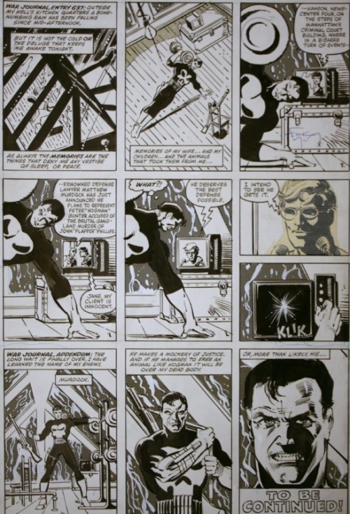 Daredevil #167 original art