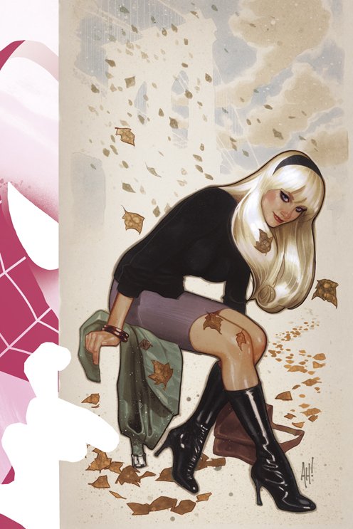 Spider-Gwen #1, variant cover di Adam Hughes