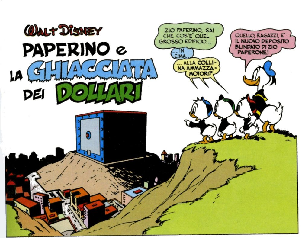 la prima apparizione del deposito in una storia di carl barks del 1951