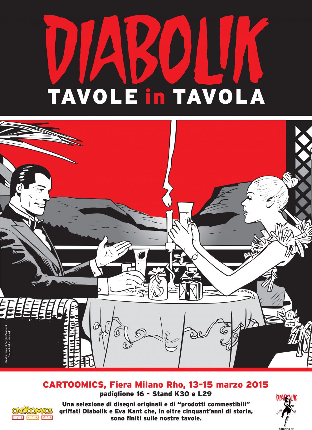 Locandina Diabolik in tavola