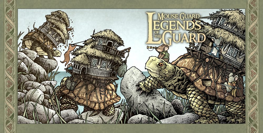 Mouse Guard: Legends of the Guard Vol. 3 #1, copertina di David Petersen