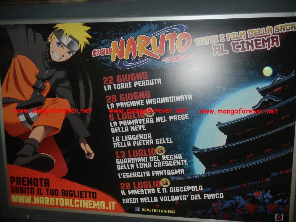 Naruto: tutta la saga cinematografica