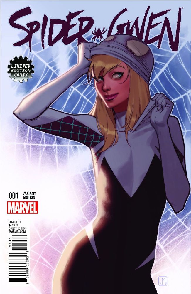 Spider-Gwen #1, variant cover di Jorge Moline