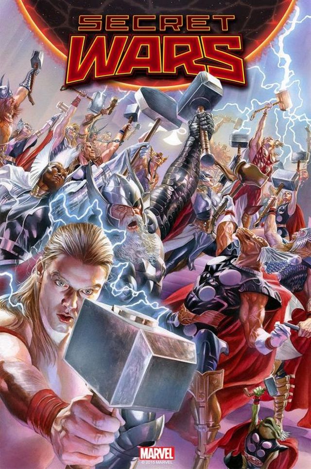 Secret Wars #2, copertina di Alex Ross