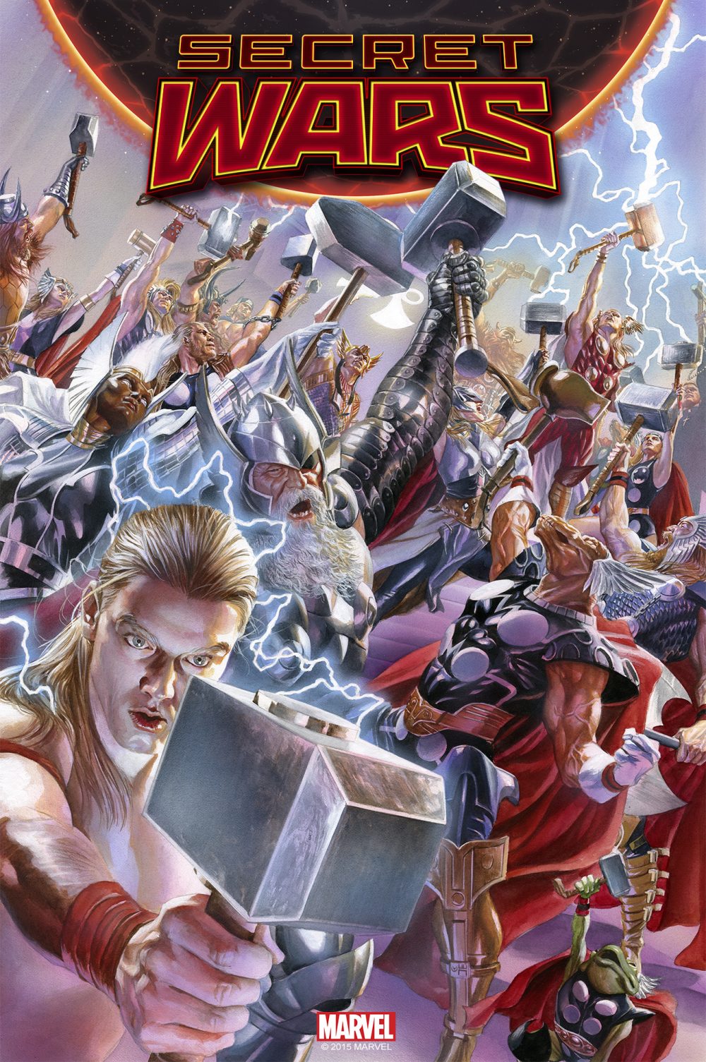 Secret Wars #2, copertina di Alex Ross