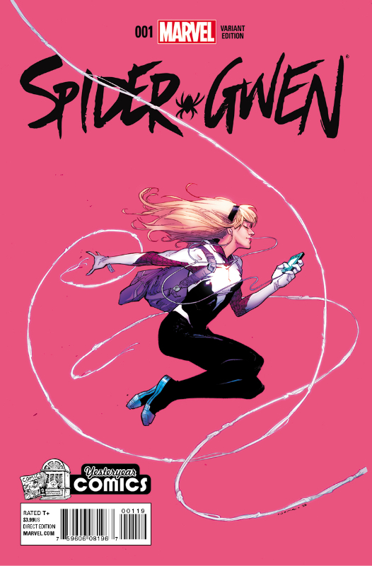 Spider-Gwen #2, variant cover di Jerome Opena