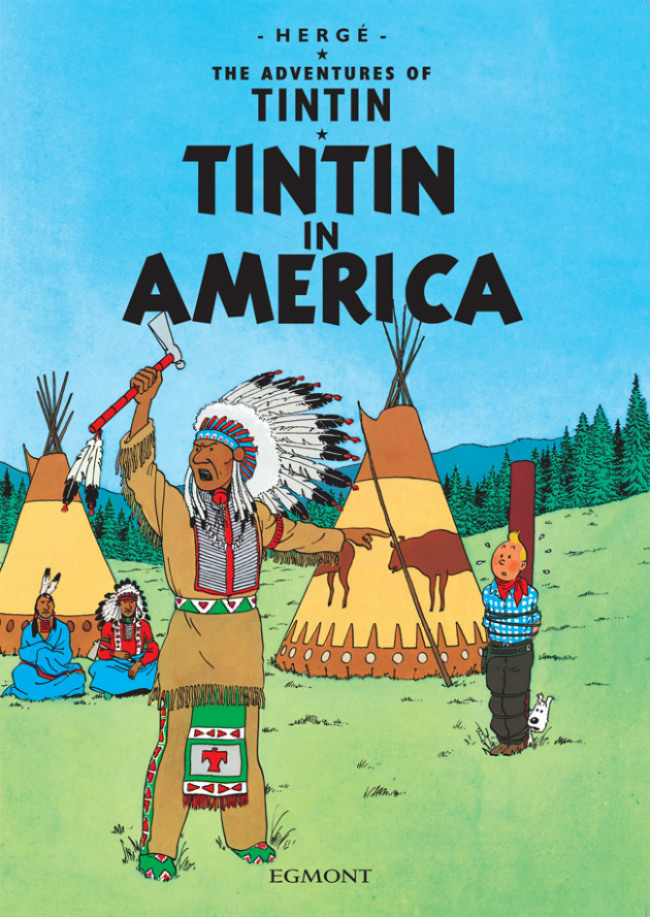 Tintin in America, cover