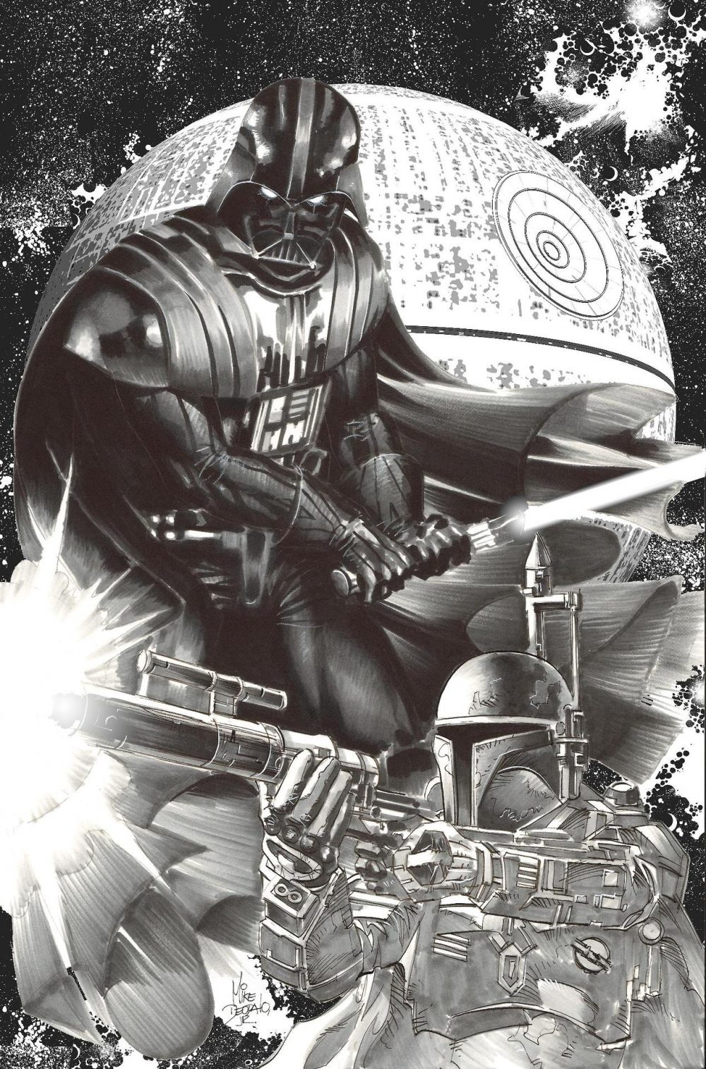 Star Wars #1, variant cover di Mike Deodato Jr.