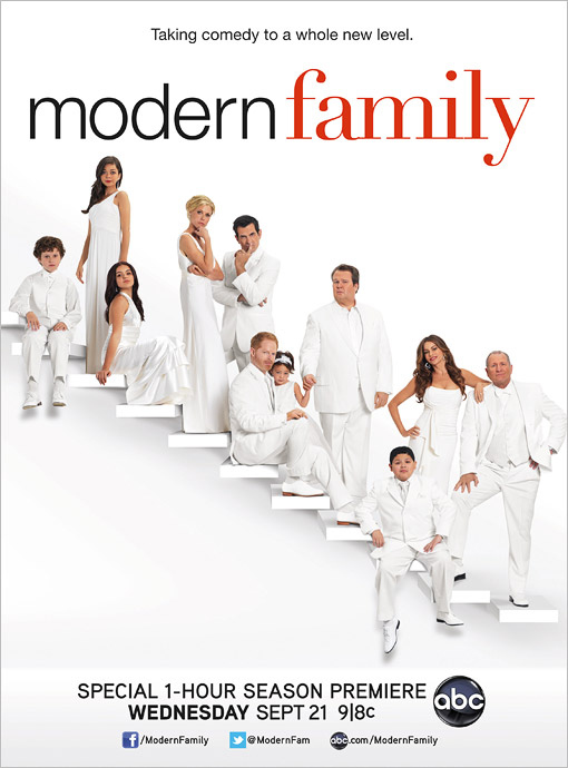 modern family poster banner