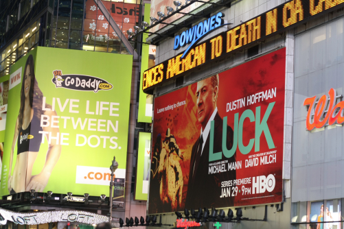 Luck - New York billboard