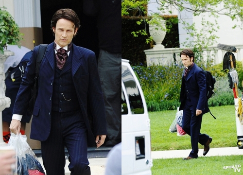 True Blood 5 - Stephen Moyer sul set