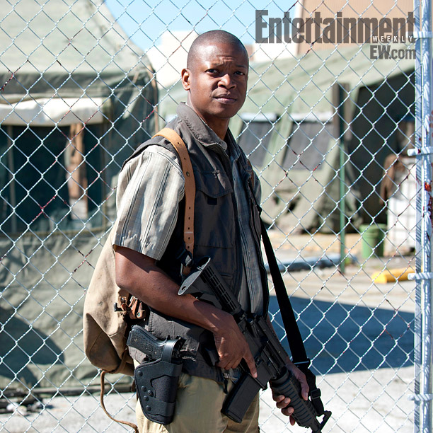 Lawrence Gilliard, Jr. actor. Season 4, The Walking Dead.