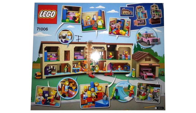 Lego simpson casa interno