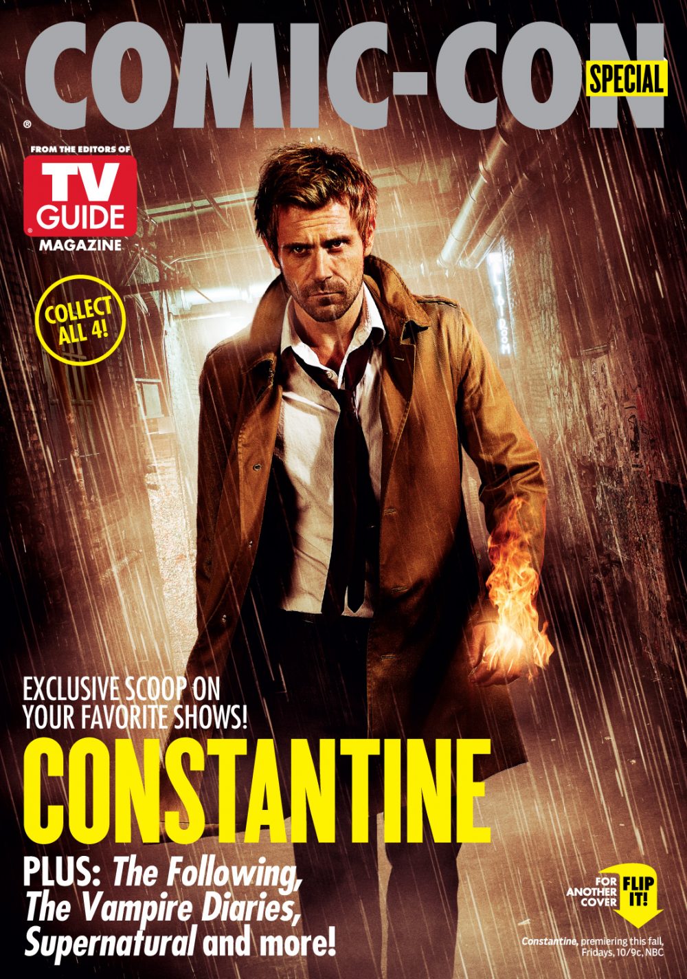 Comic-Con 2014 - copertina TV Guide - Constantine