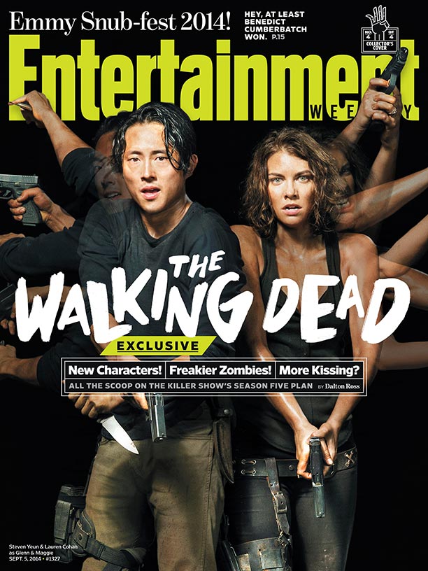 The Walking Dead 5 - EW Cover - Glenn e Maggie