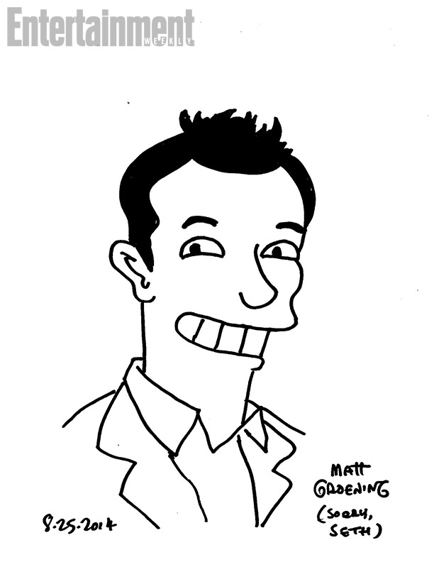 Seth MacFarlane by Matt Groening