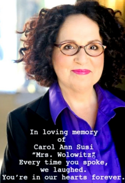 Carol Ann Susi memory