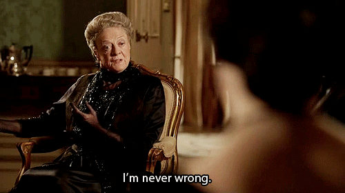 Downton Abbey - Lady Violet - GIF 01